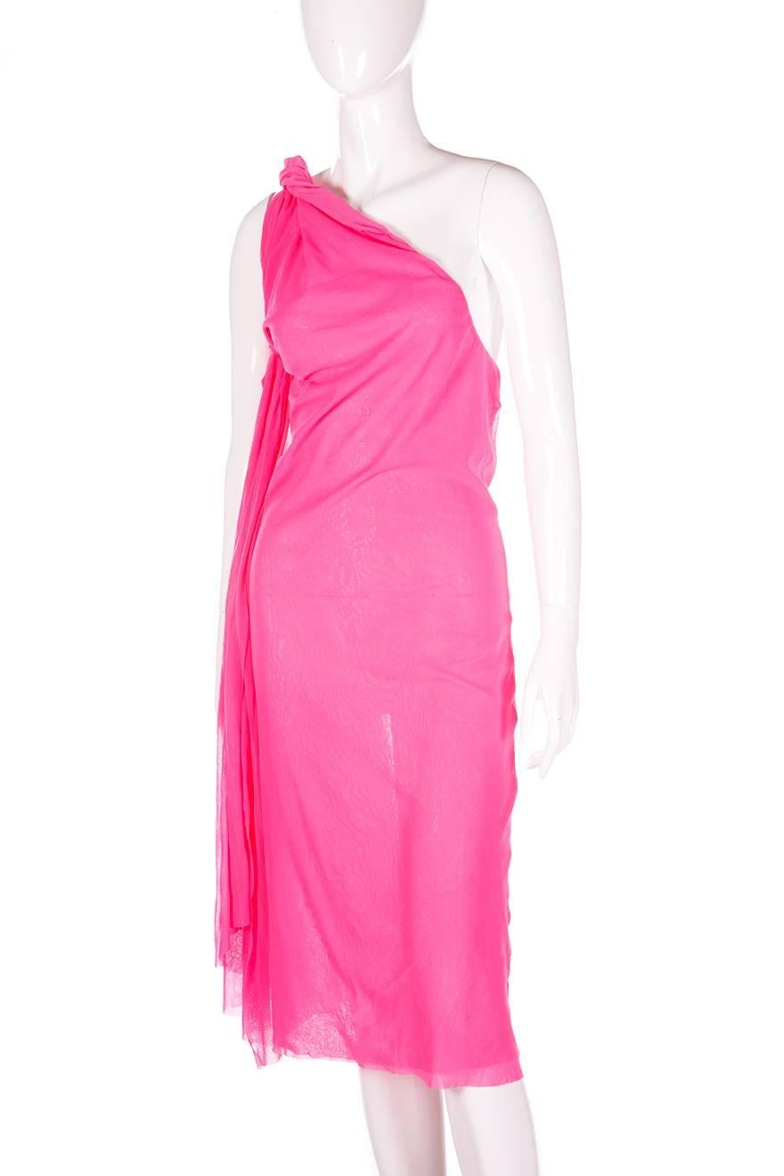 jean paul gaultier pink dress