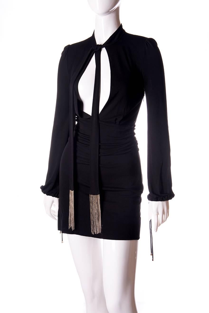 Tom Ford for Gucci Plunging Keyhole Neckline Dress In Excellent Condition In Brunswick West, Victoria