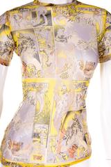 Jean Paul Gaultier 1995 "Virus Man" Top comique transparent