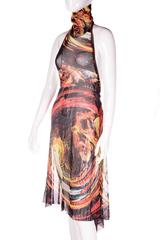 Jean Paul Gaultier Sheer Turtleneck Dress