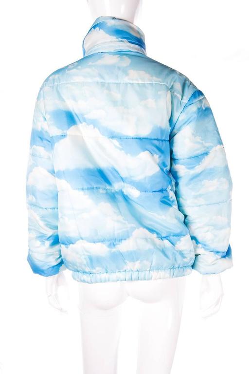 Moschino Cloud Print Puffer Jacket at 