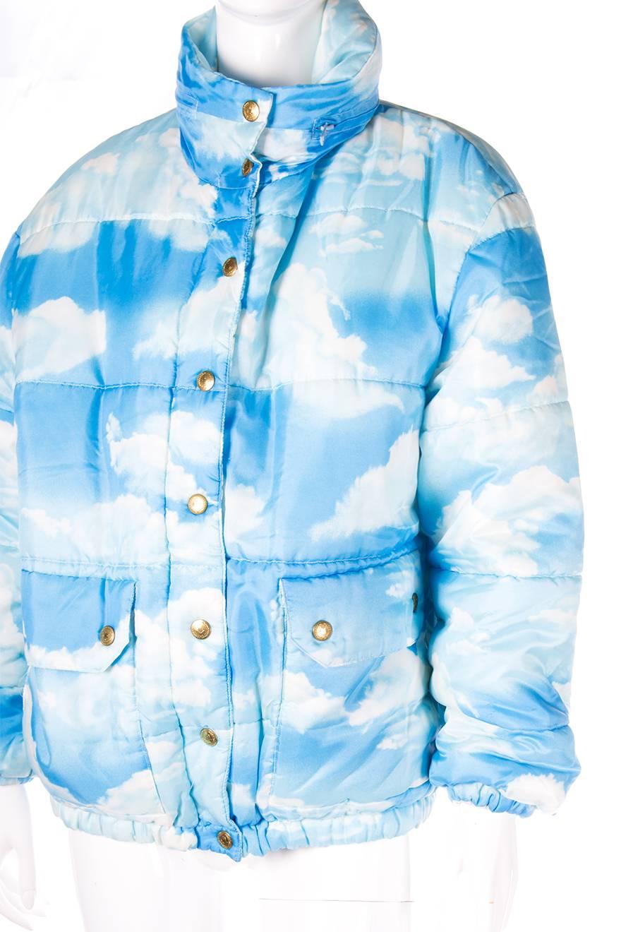Moschino Cloud Print Puffer Jacket 1