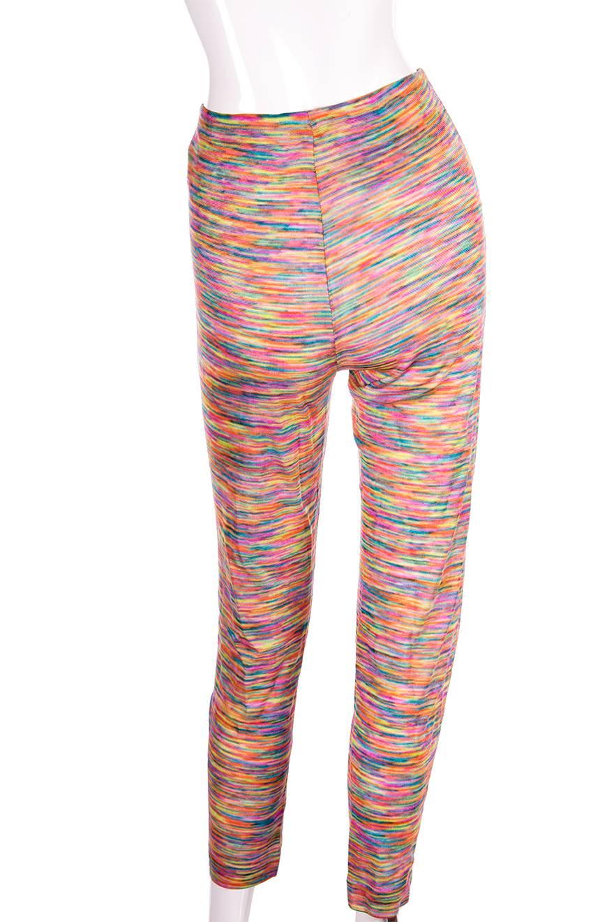 Missoni Rainbow Space Dye Pants In Excellent Condition In Brunswick West, Victoria