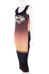 Issey Miyake Pleats Please Diamond Print Ombre Dress