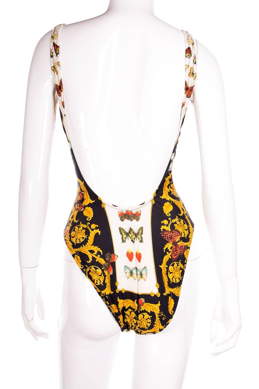 versace butterfly swimsuit