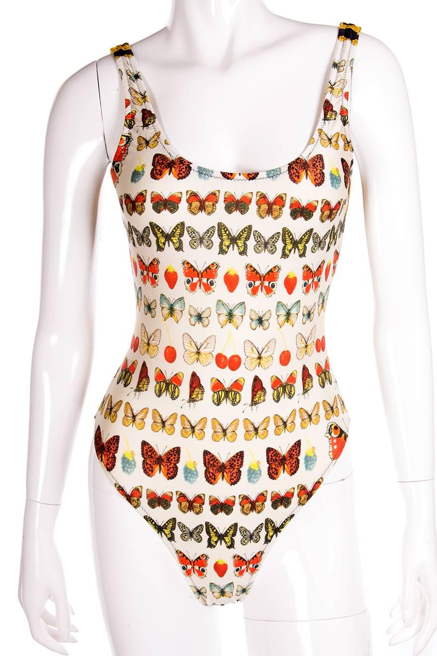 versace butterfly bathing suit