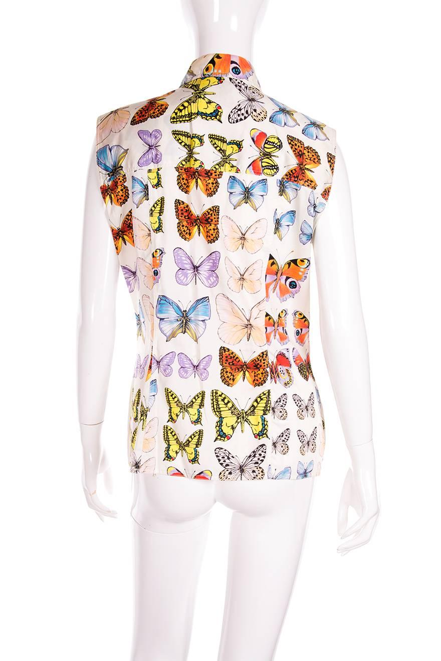 versace butterfly shirt