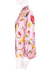 Gucci Silk Butterfly and Flower Print Shirt