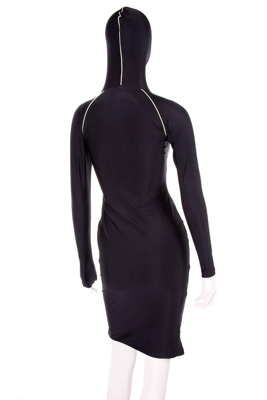 Women's Jean Paul Gaultier JPG Hooded Zip Up Dress