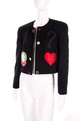 Moschino Cheap and Chic Applique Jacket