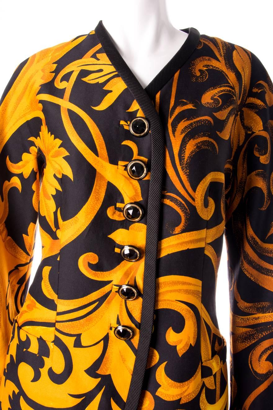 Women's Gianni Versace Iconic 1991 Baroque Print Jacket