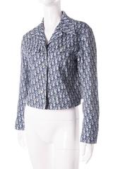 Christian Dior Early 00's Monogram Denim Print Jacket