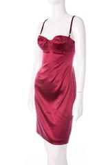 Dolce and Gabanna D&G Satin Bustier Corset Dress