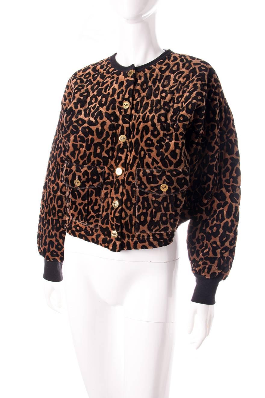sonia rykiel leopard coat