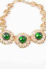 Yves Saint Laurent Glass 80s Necklace