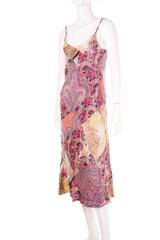 Comme Des Garcons Tricot Paisley Patchwork Slip Dress