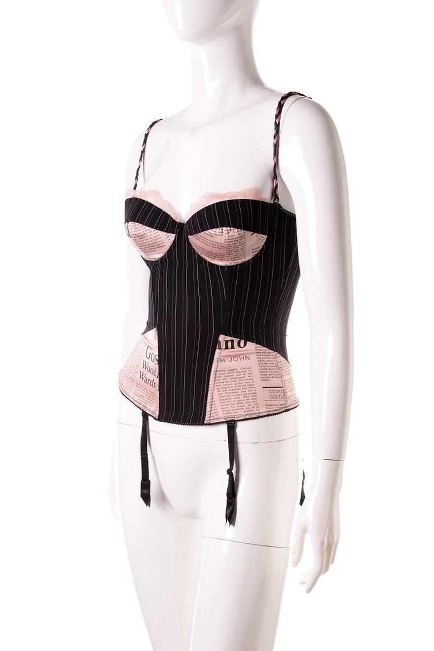 newspaper corset