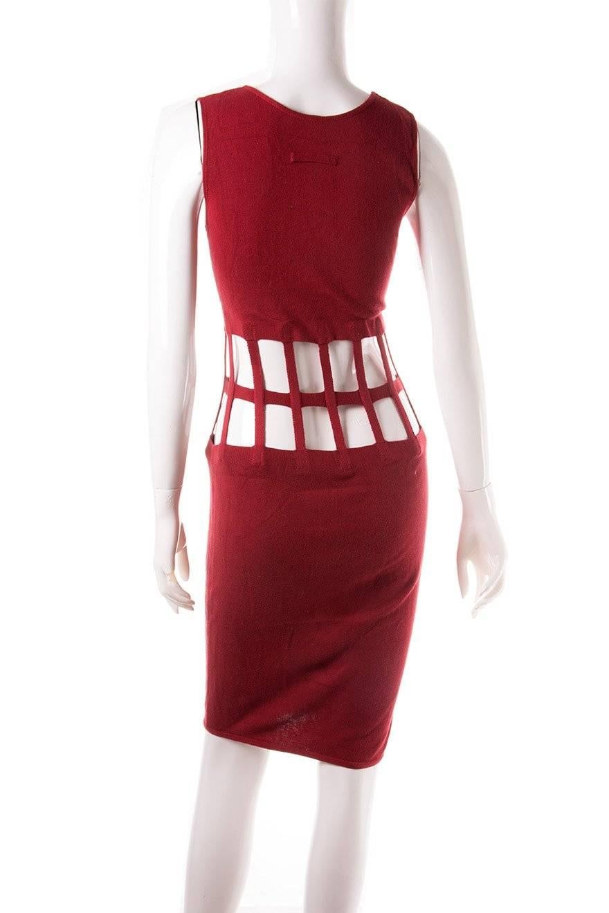 Women's Jean Paul Gaultier Cutout Cage Dress For Sale