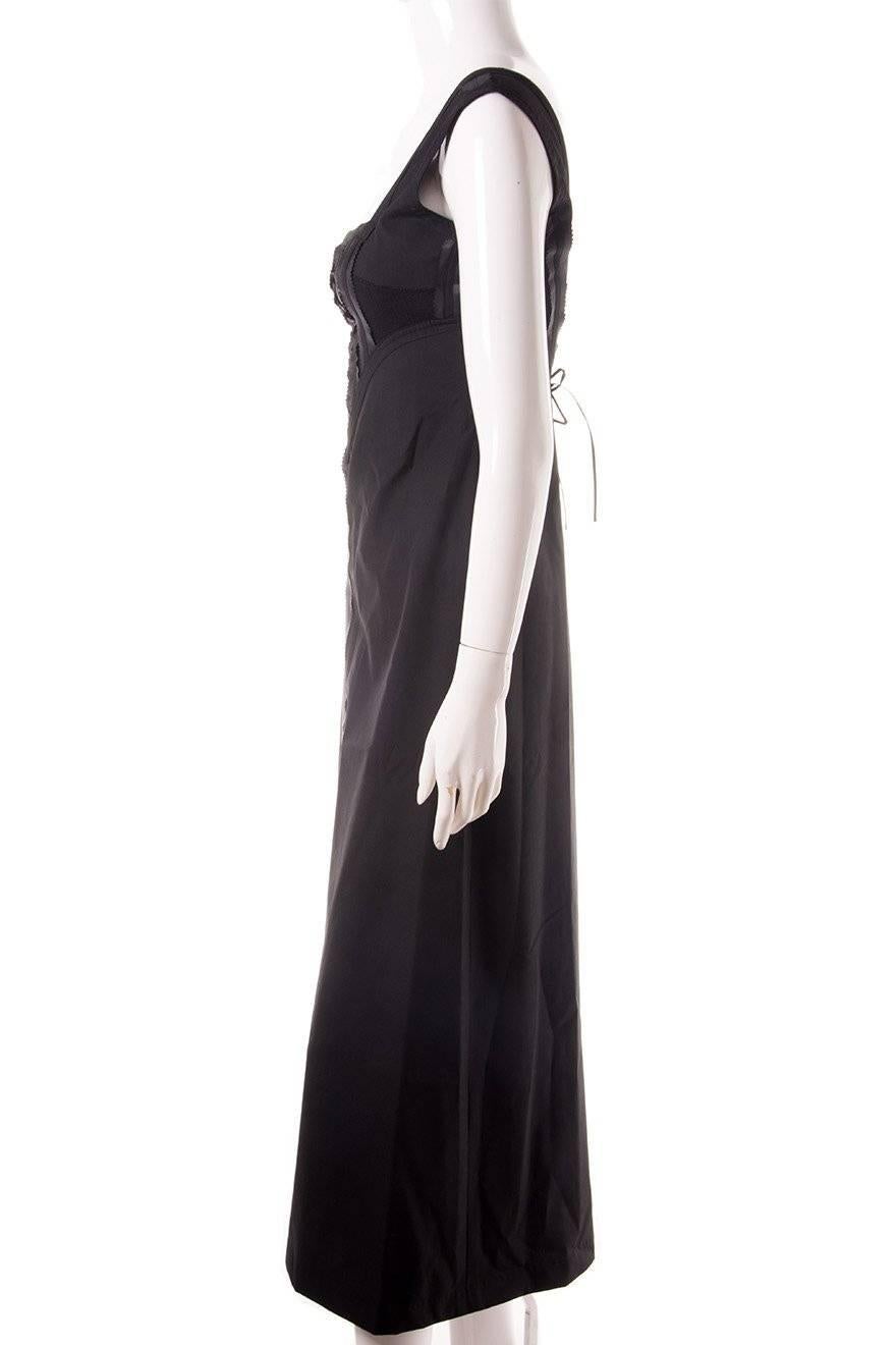 Black Jean Paul Gaultier Corset Dress For Sale