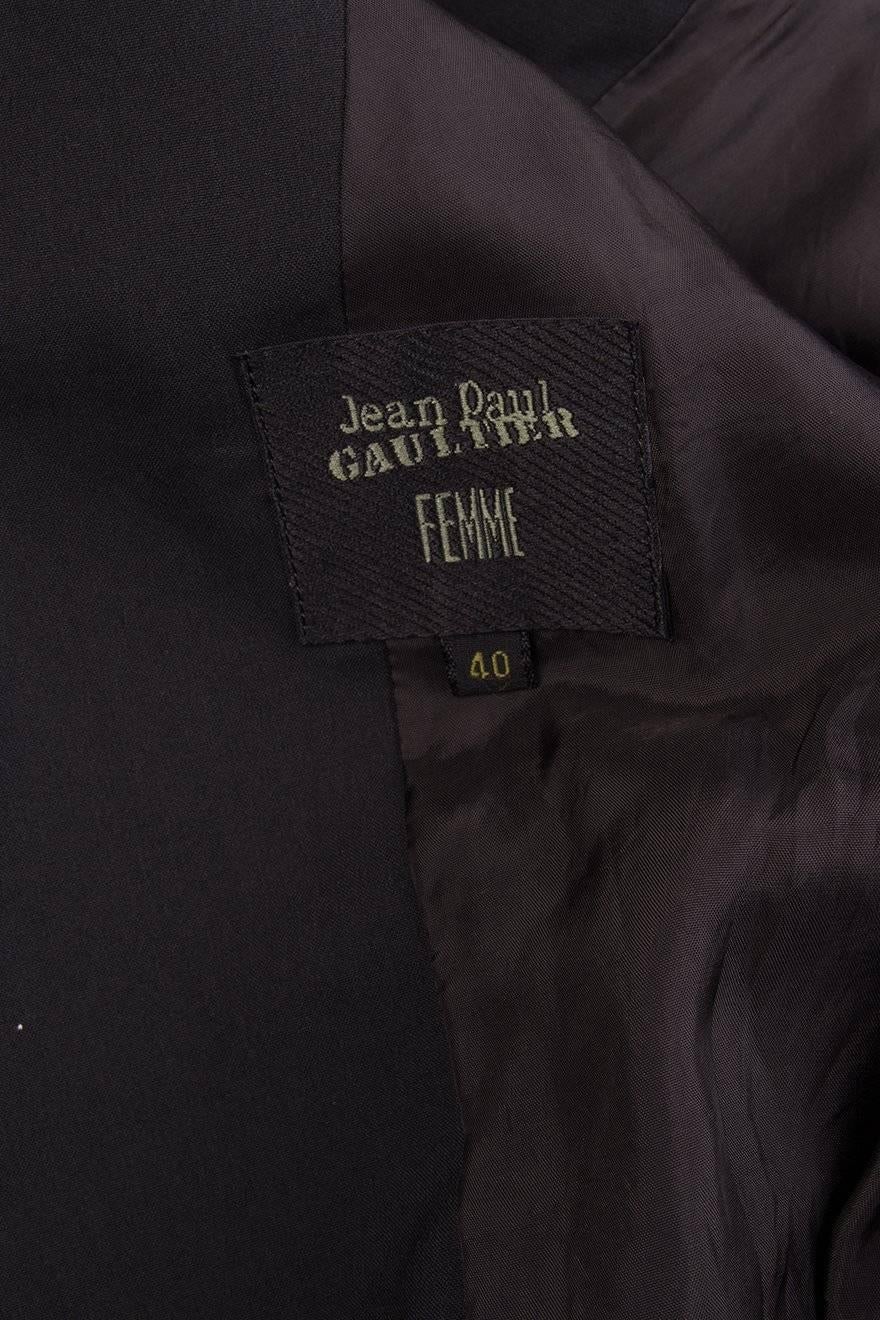 Jean Paul Gaultier Black Blazer For Sale 1