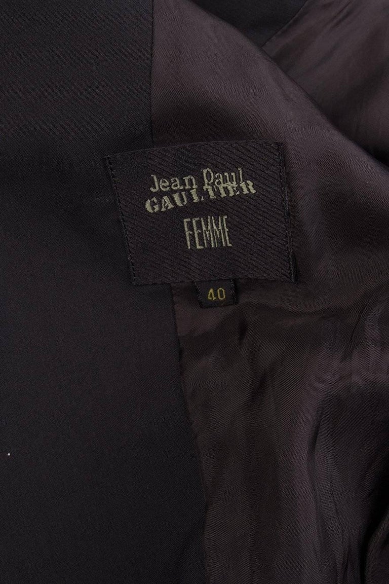 Jean Paul Gaultier Black Blazer For Sale at 1stDibs