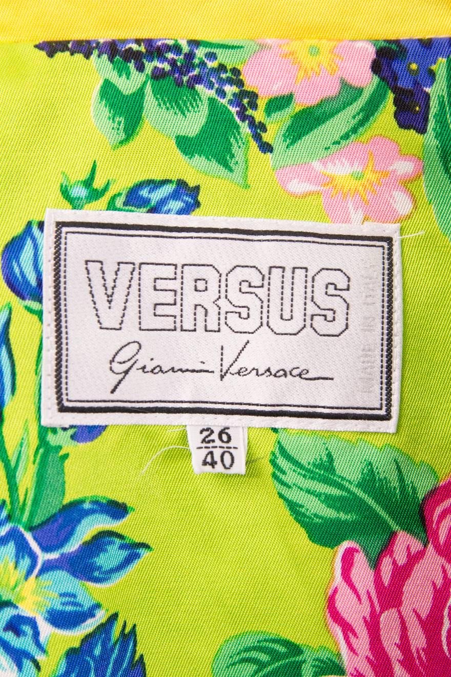 Versus Versace Tropical Floral Print Coat 3