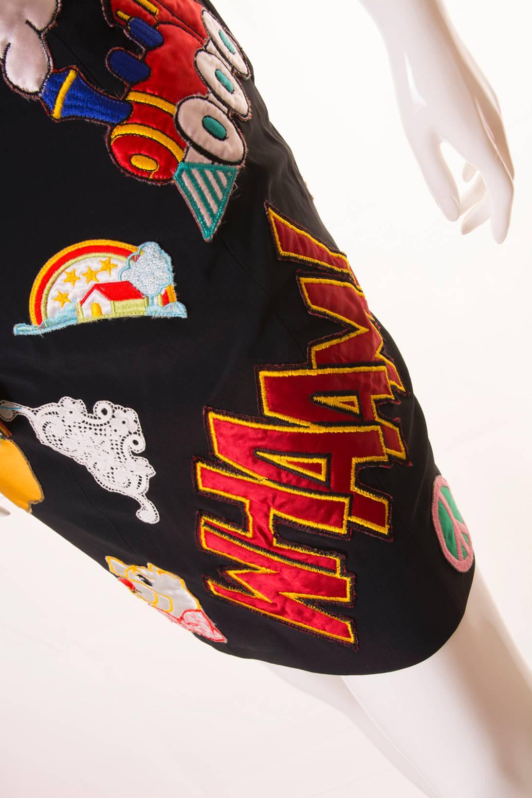 Documented Franco Moschino S/S 1988 Patch Dress 2