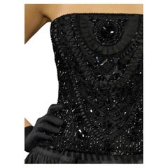 Spring 2008 Ralph Lauren Collection Purple Label Beaded Bustier Runway No. 17