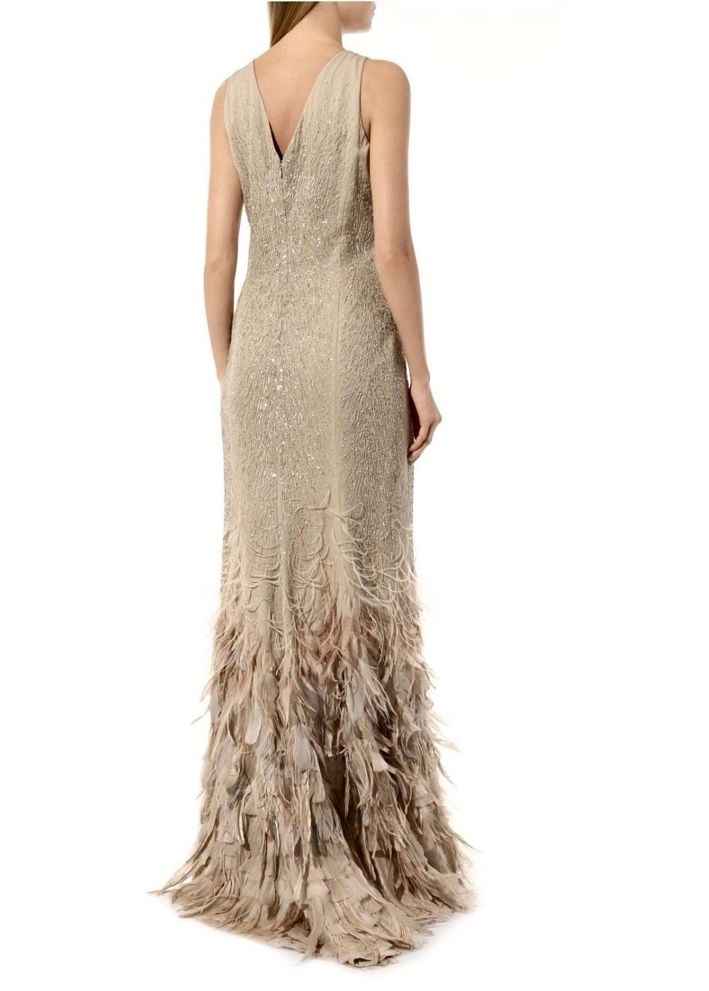 Ralph Lauren Feather One-of-a-Kind Gown, Special Occasion Collection'S, 2017 im Angebot 2
