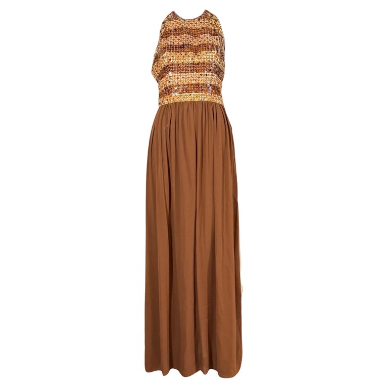 green emerald velvet dress Amber Glow Yellow Long Sleeve Maxi Dress - US 2