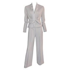 Christian Dior by John Galliano: completo sartoriale scultoreo con fascia in vita, fine anni ’90
