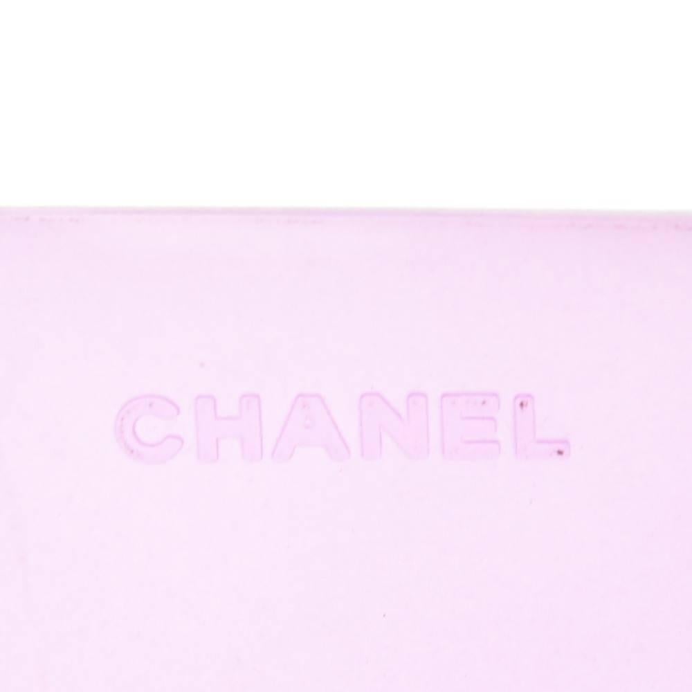 Chanel Purple Rubber Shoulder Tote Bag 5