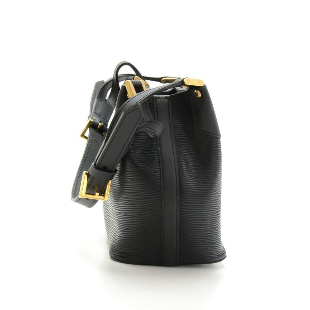 Louis Vuitton Mandara PM Black Epi Leather Shoulder Bag 1
