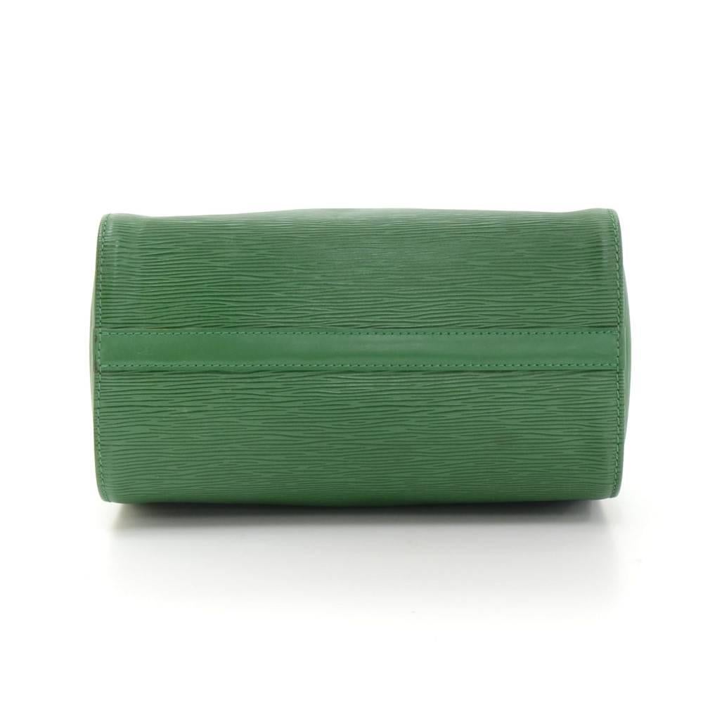Vintage Louis Vuitton Speedy 25 Green Epi Leather City Hand Bag 1
