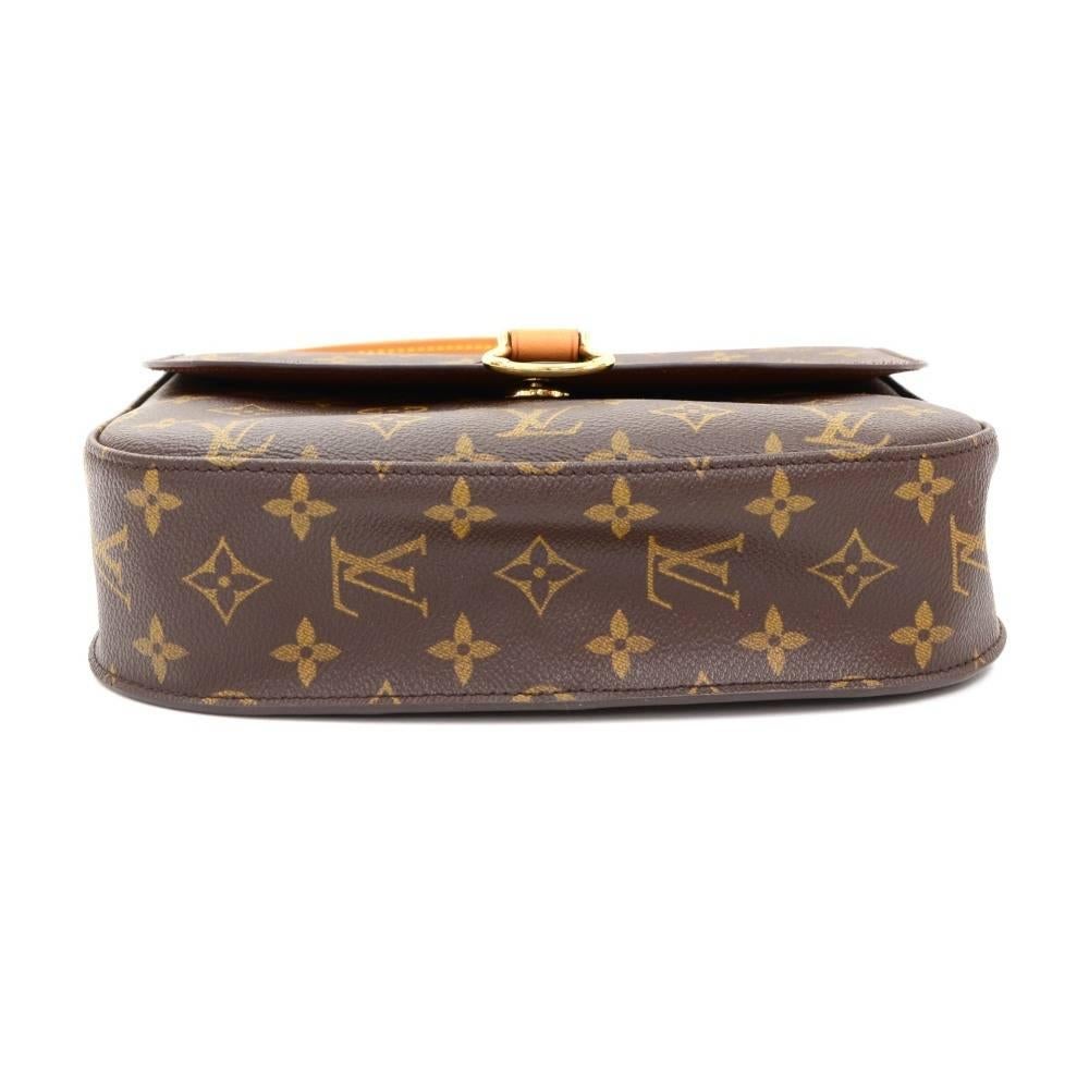 Louis Vuitton Saint Cloud Monogram Canvas Shoulder Bag 1