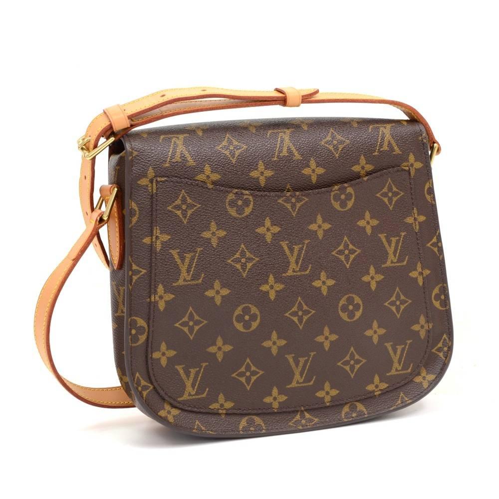Brown Louis Vuitton Saint Cloud Monogram Canvas Shoulder Bag
