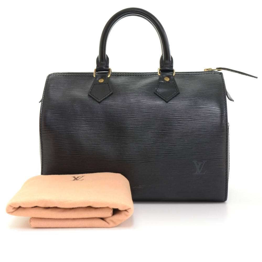 Louis Vuitton Black Epi Leather Speedy 25 Handbag | SEMA Data Co-op