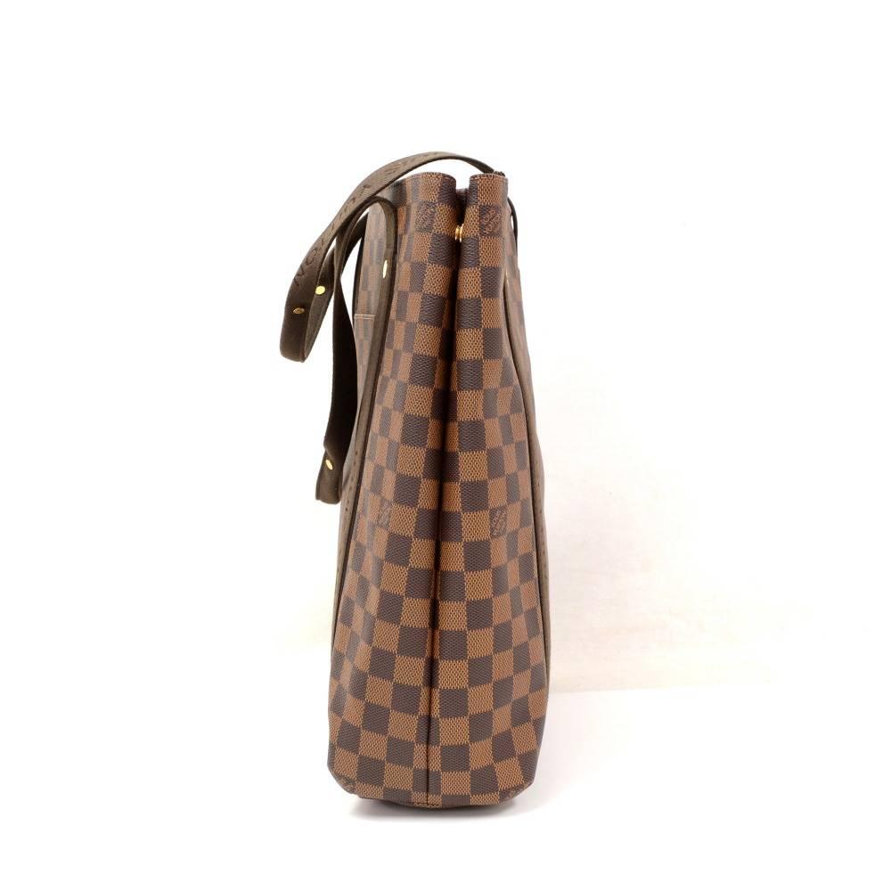 Louis Vuitton Cabas De Beaubourg Ebene Damier Canvas Tote Hand Bag In Excellent Condition In Fukuoka, Kyushu