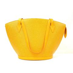 Louis Vuitton Saint Jacques GM Yellow Epi Leather Shoulder Bag