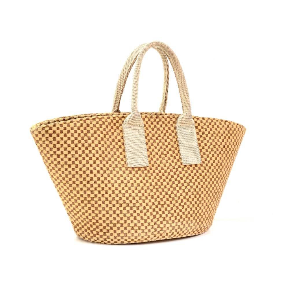 hermes straw bag