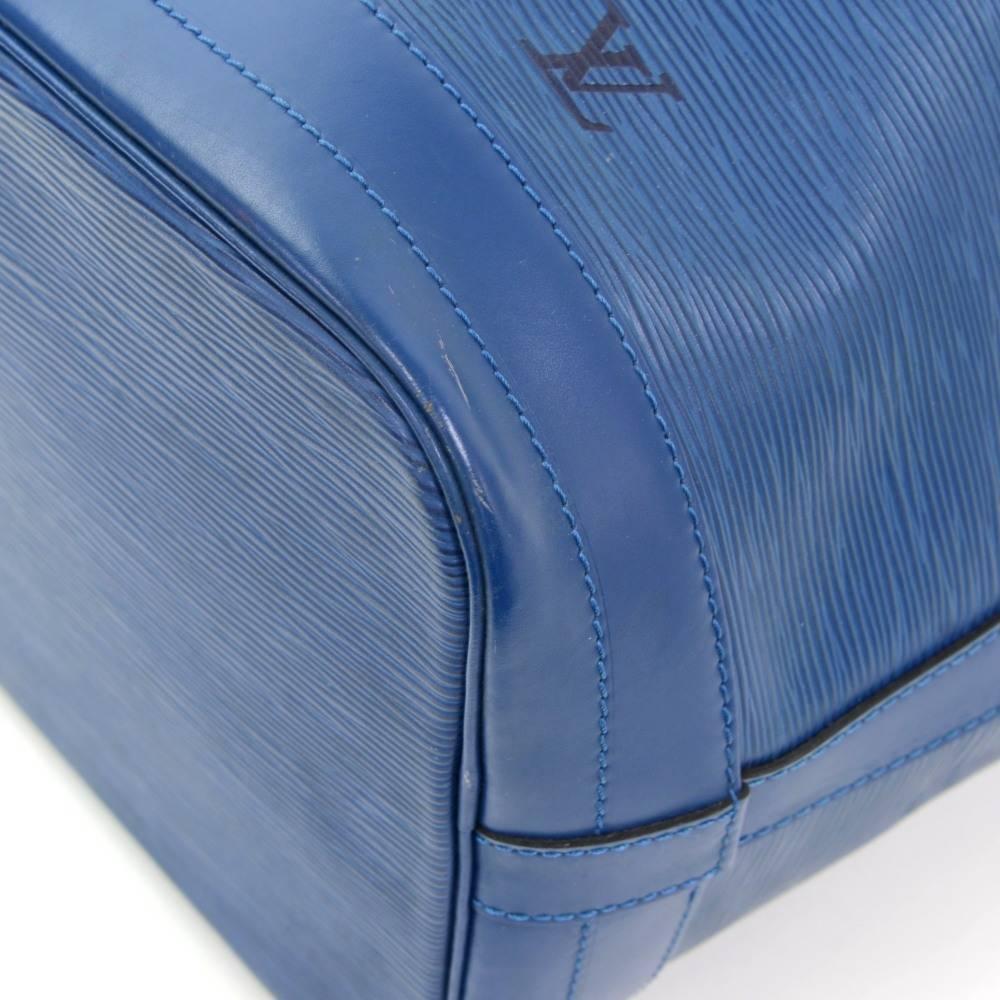 Louis Vuitton Noe Large Blue Epi Leather Shoulder Bag 3