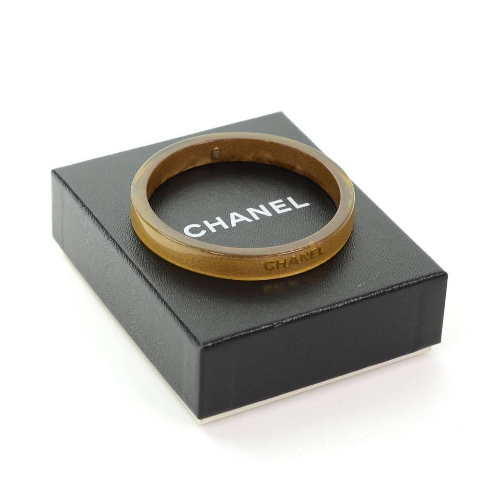 Chanel Bronze Bracelet Bangle In Excellent Condition In Fukuoka, Kyushu