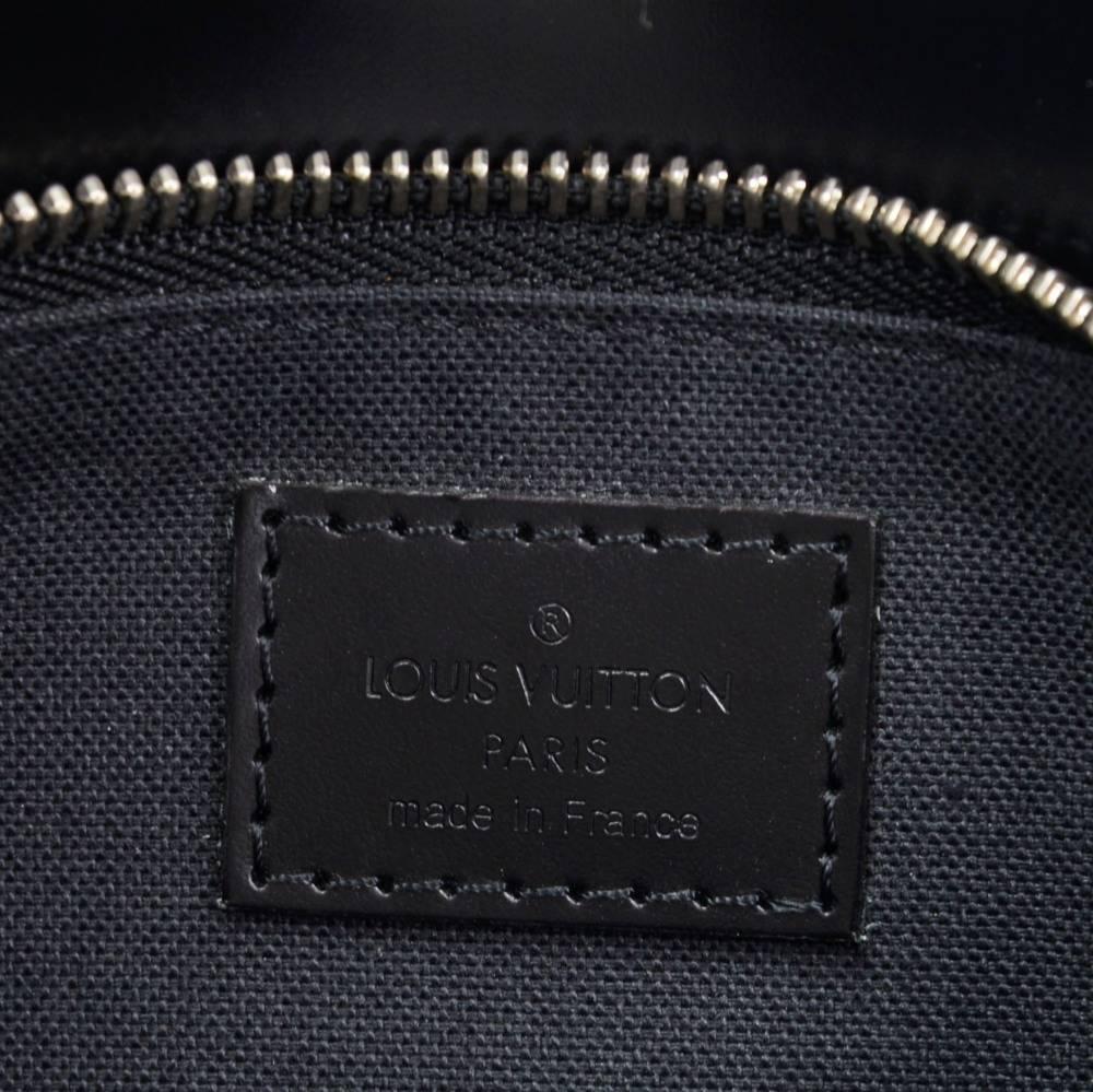 Louis Vuitton Hoche Black Epi Leather Wristlet Clutch Men Bag 1