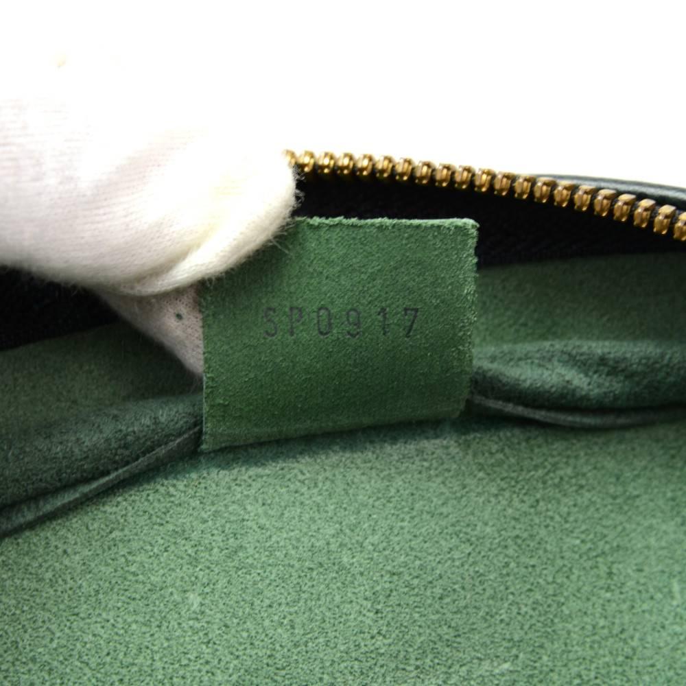 Louis Vuitton Kendall PM Dark Green Taiga Leather Travel Bag 1