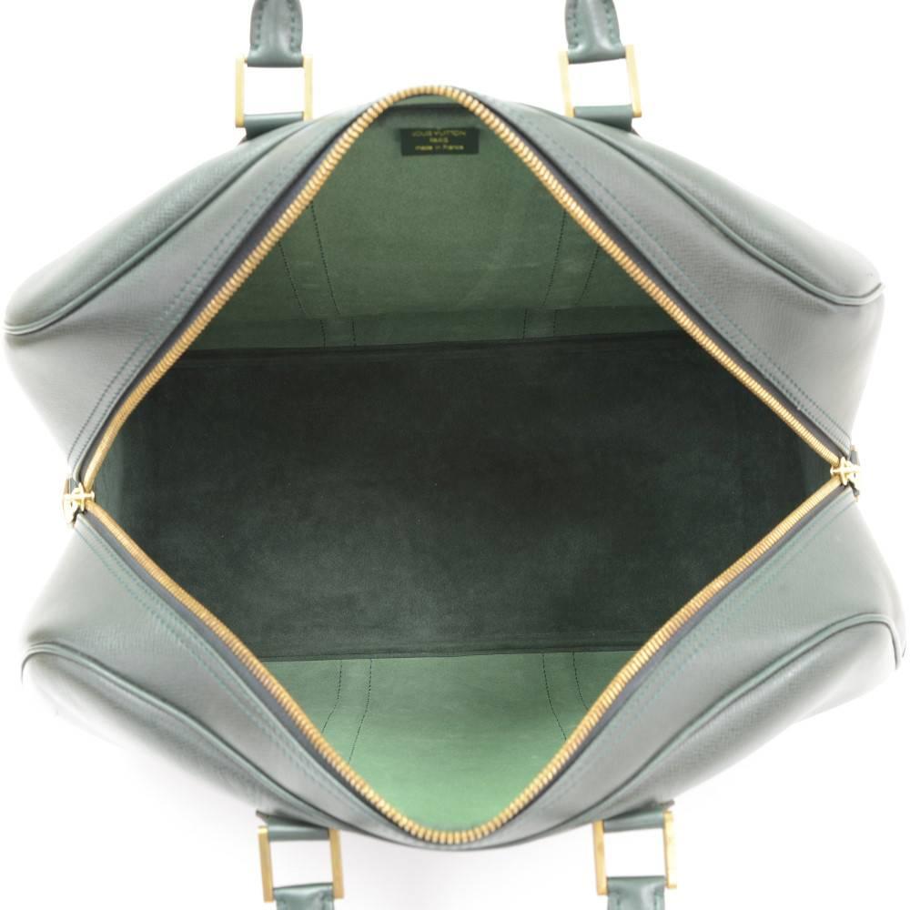 Louis Vuitton Kendall PM Dark Green Taiga Leather Travel Bag 2