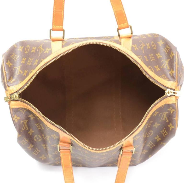 Vintage Louis Vuitton Sac Souple 45 Monogram Canvas Duffle Travel Bag