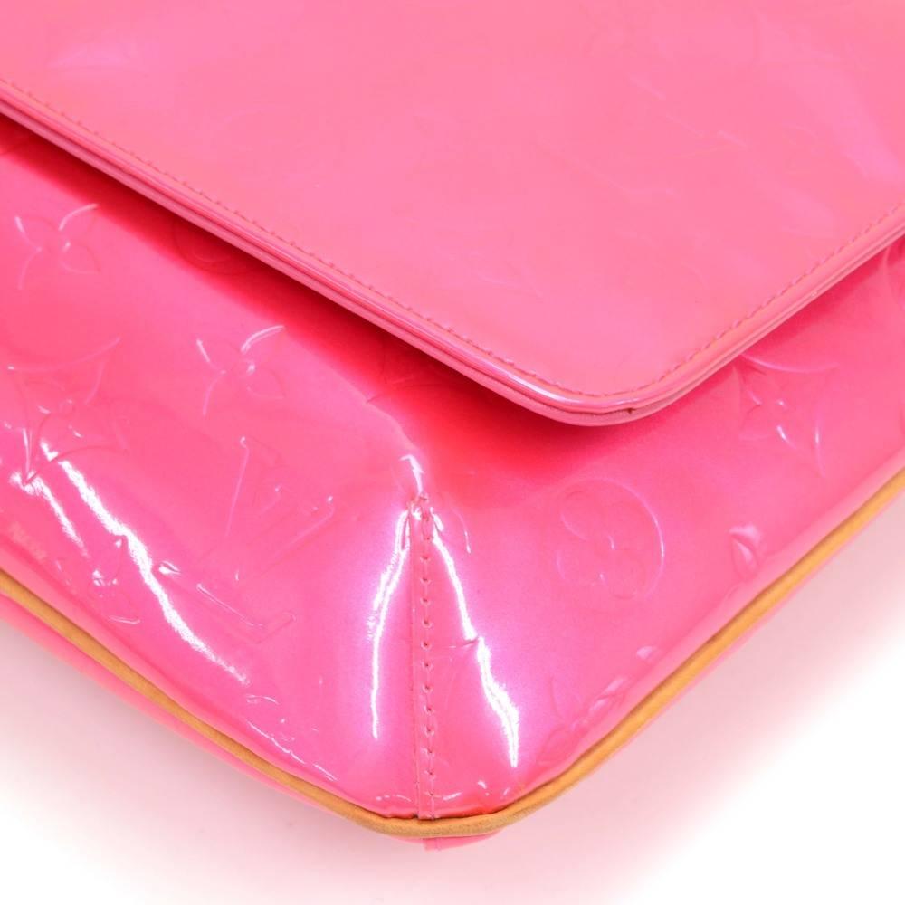 Louis Vuitton Thompson Street Pink Fuchsia Vernis Leather Shoulder Bag 2