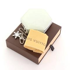 Louis Vuitton Porte Monet Flocon Light Blue Vernis Leather Coin Case