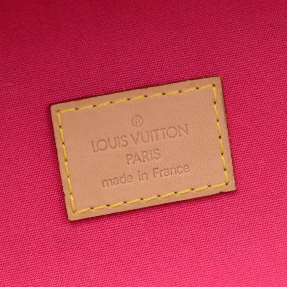 Louis Vuitton Sullivan Horizontal GM Pink Fuchsia Vernis Leather Hand Bag 4