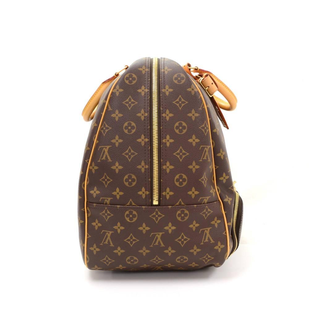 Brown Louis Vuitton Evasion Monogram Canvas Large Travel Hand Bag